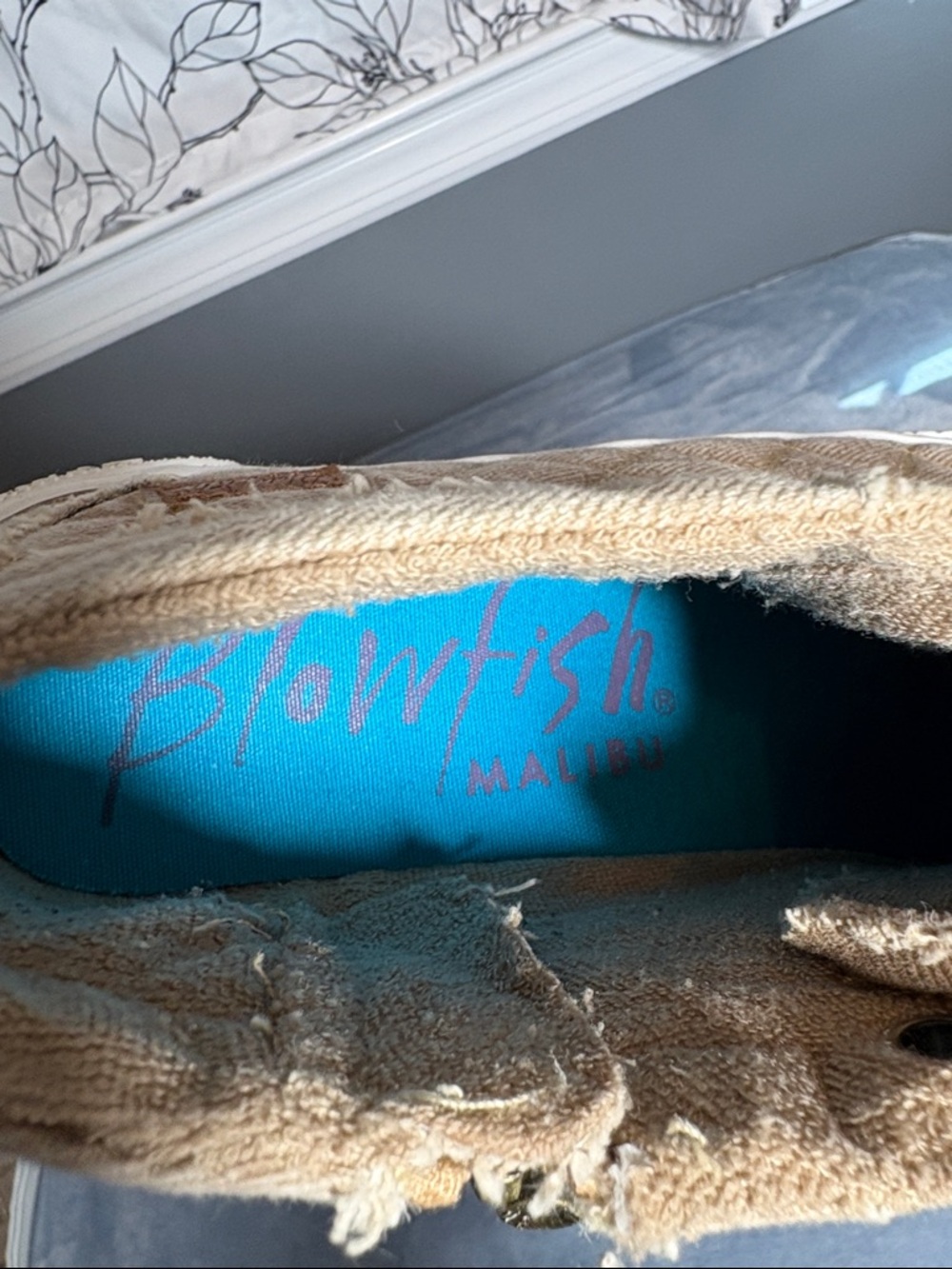 Blowfish Malibu Casual Slip-On Canvas Sneakers in Tan - Picture 9 of 9